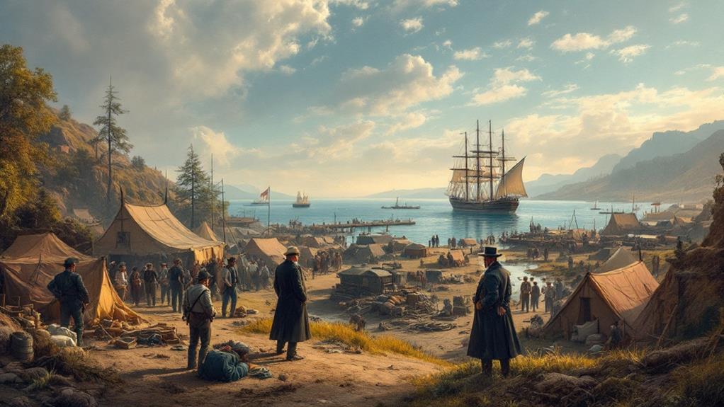 california gold rush effects