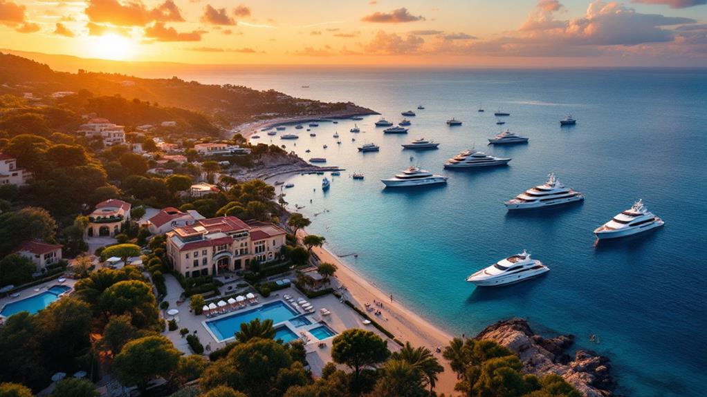 glamorous getaway in saint tropez