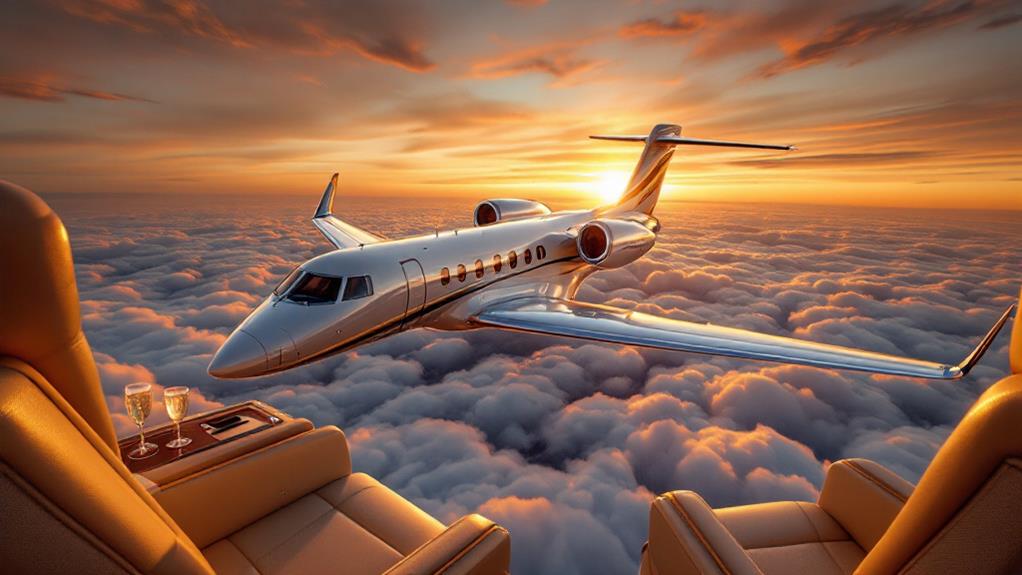 luxury air travel experience