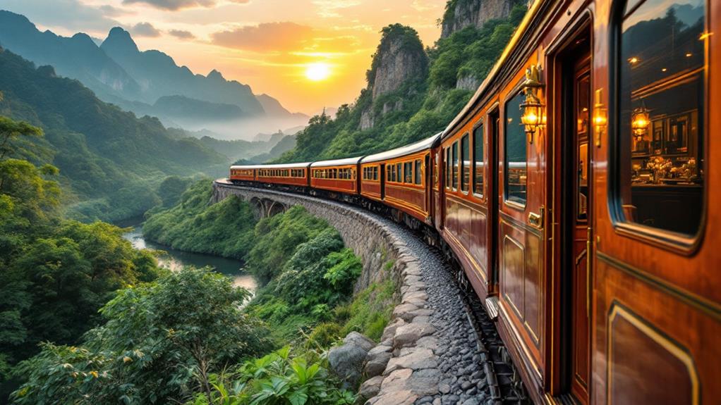 luxury train travel experience