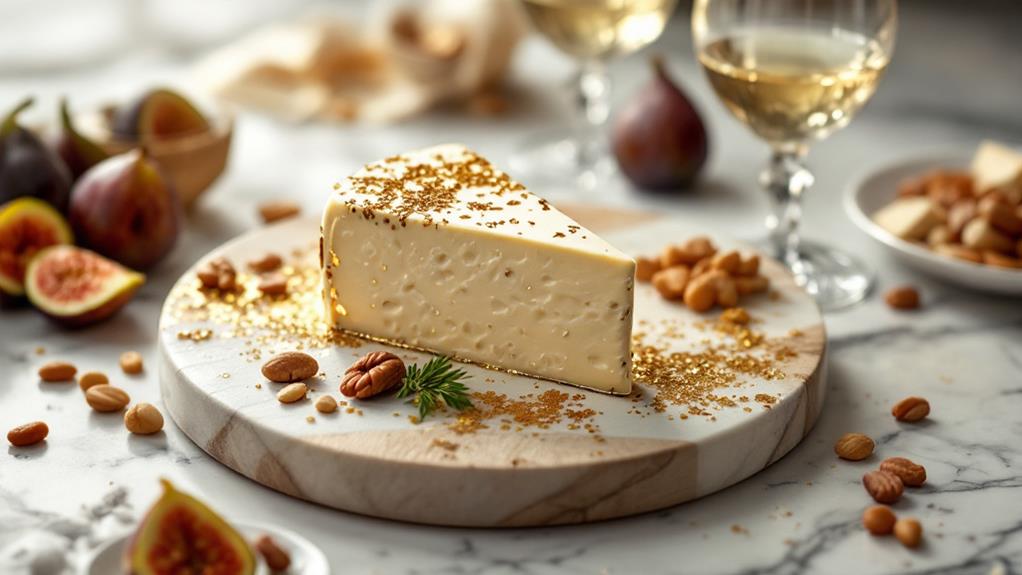 white stilton with gold