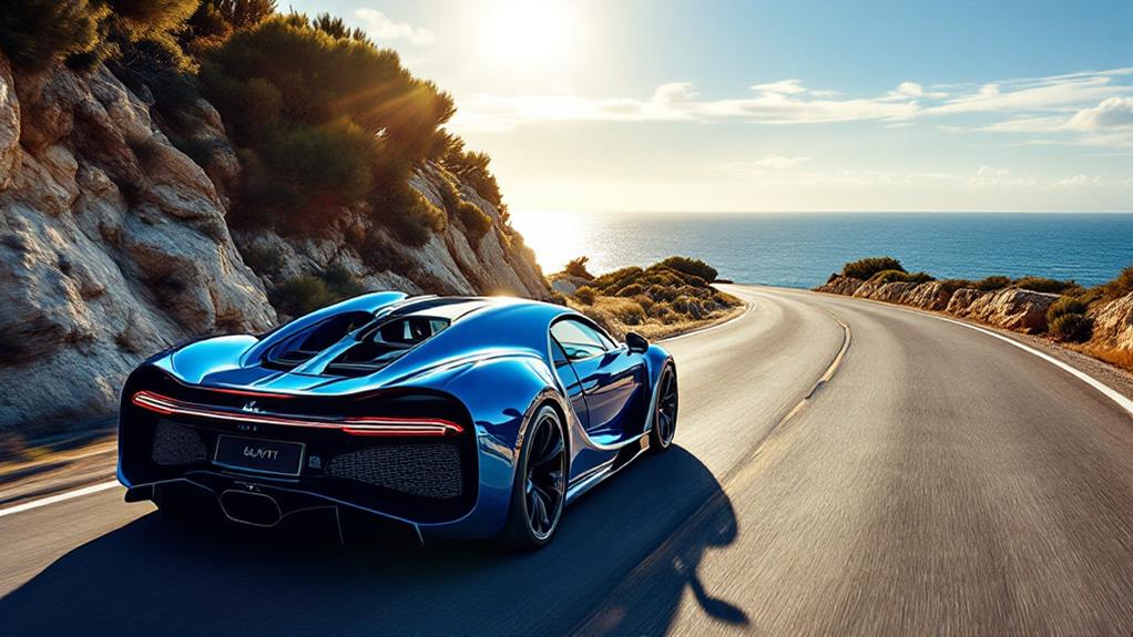 luxurious high performance sports car