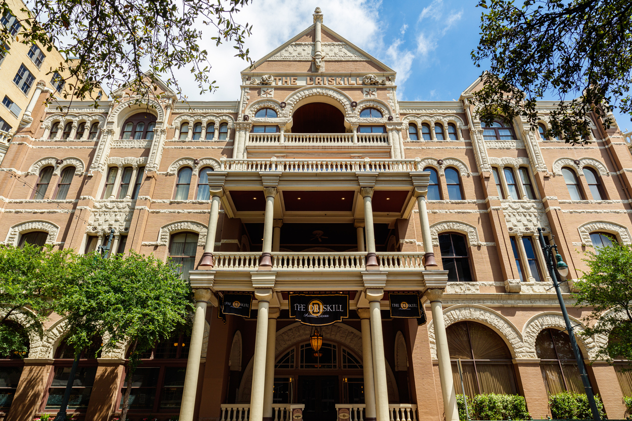 The historic Driskill Hotel in Austin