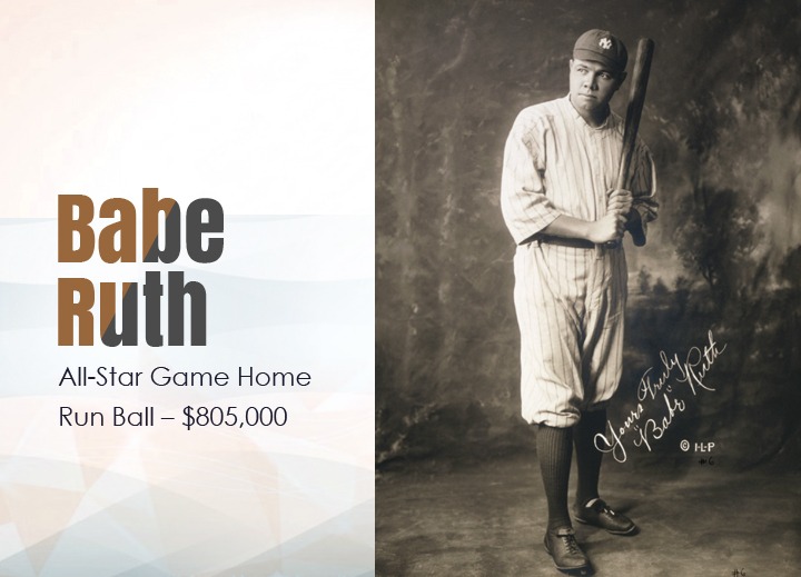 Babe Ruth All-Star Game Home Run Ball
