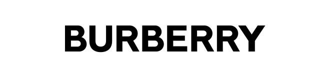 Logo of Burberry in black
