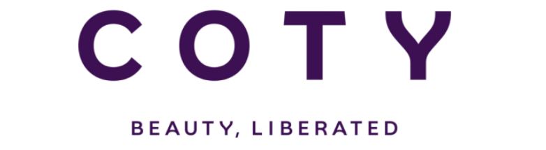 Logo of Coty in purple