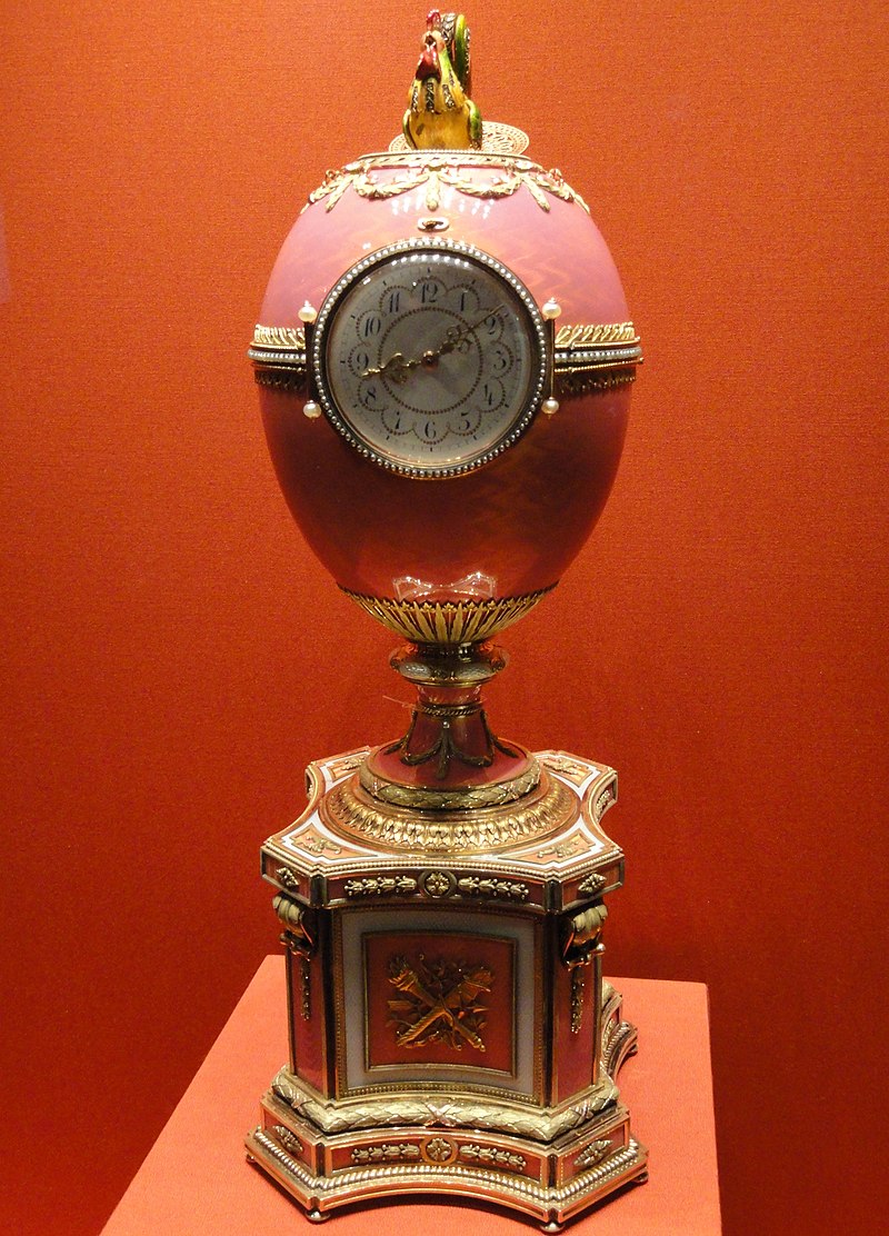 the Rothschild Faberge Egg clock