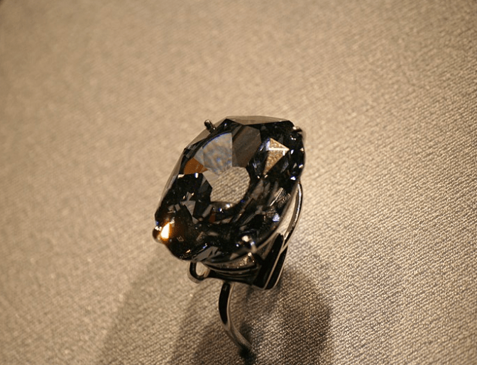 the Wittelsbach-Graff diamond ring after it was cut