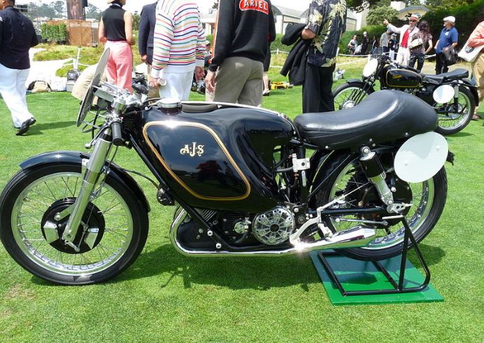 1949 E90 AJS “Porcupine” racing motorcycle ranks second most expensive in the world.