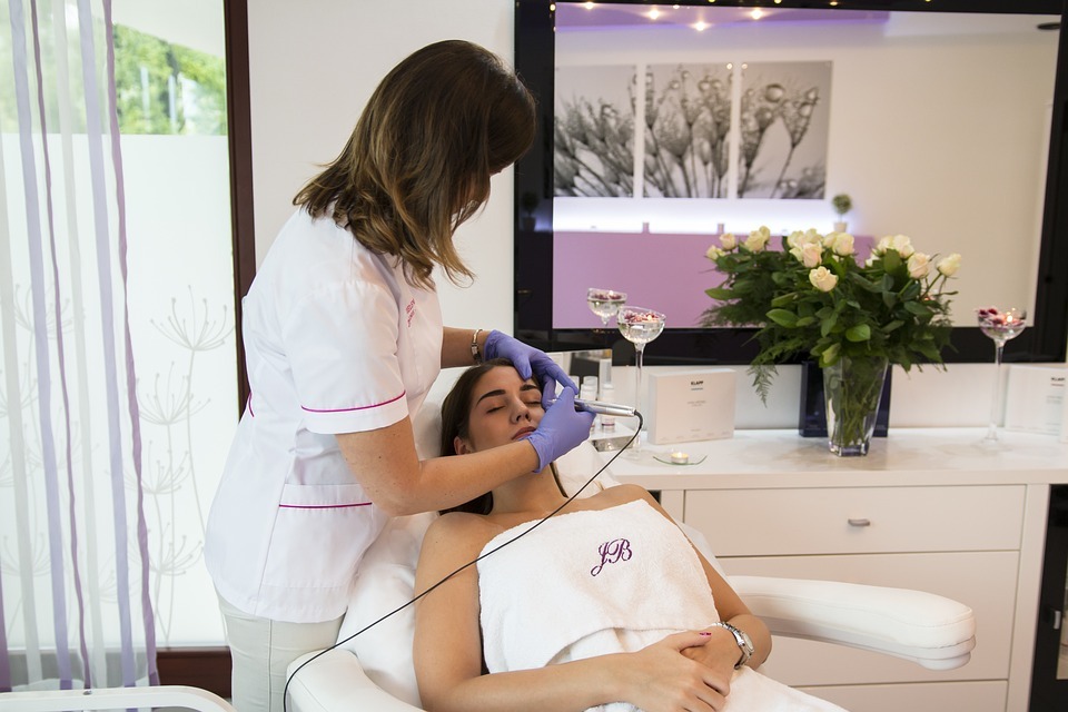 Women enjoying a skincare session during a luxury massage